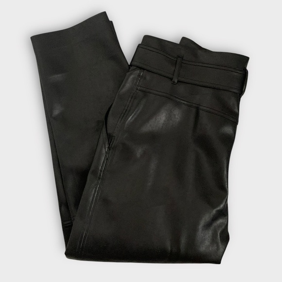 Aritzia Wilfred High Tied Faux Leather Pants - Picture 7 of 11